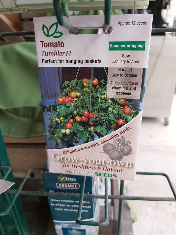 Tomato F1 Tumbler Seed Packet