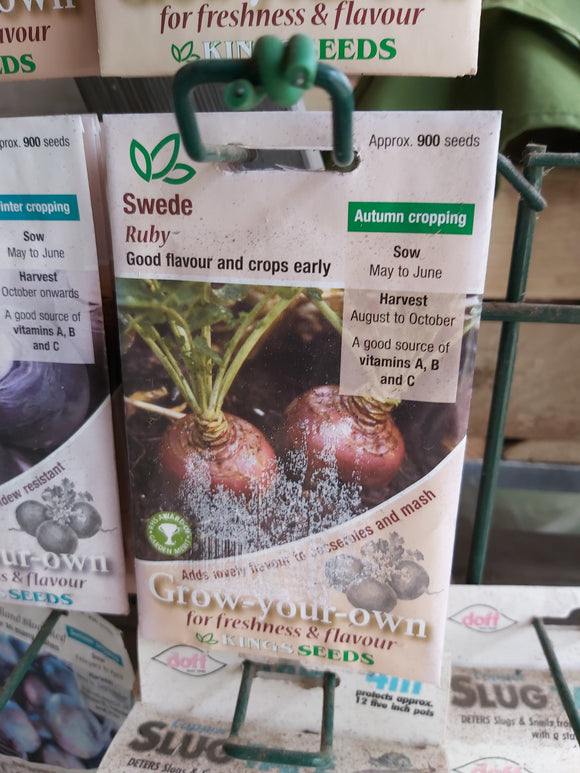 Swede Ruby Seed Packet